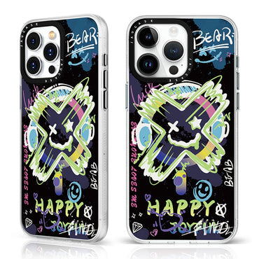 Jaucase Graffiti Pattern PC+TPU MagSafe Phone Case - For iPhone 14 Pro Max