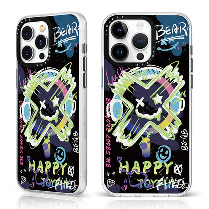 Jaucase Graffiti Pattern PC+TPU MagSafe Phone Case - For iPhone 14 Pro Max