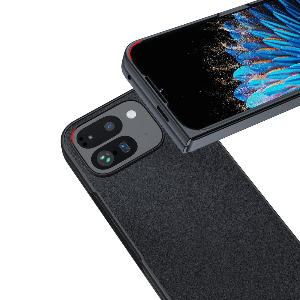PU Leather Coated PC Folding Case - For Google Pixel 9 Pro Fold