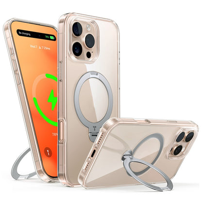 TORRAS Ostand Q3 Spin Series Case Compatible with MagSafe PC+TPU Case - For iPhone 16 Pro