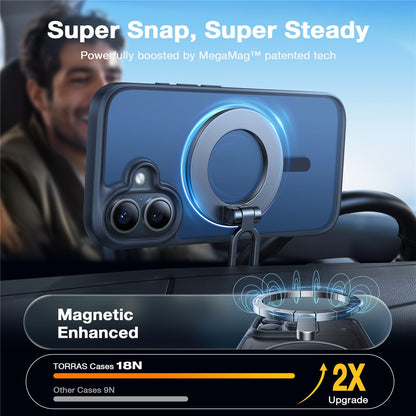 TORRAS Guardian-Mag Series Case Compatible with MagSafe PC+TPU Phone Cover - For iPhone 16 Plus