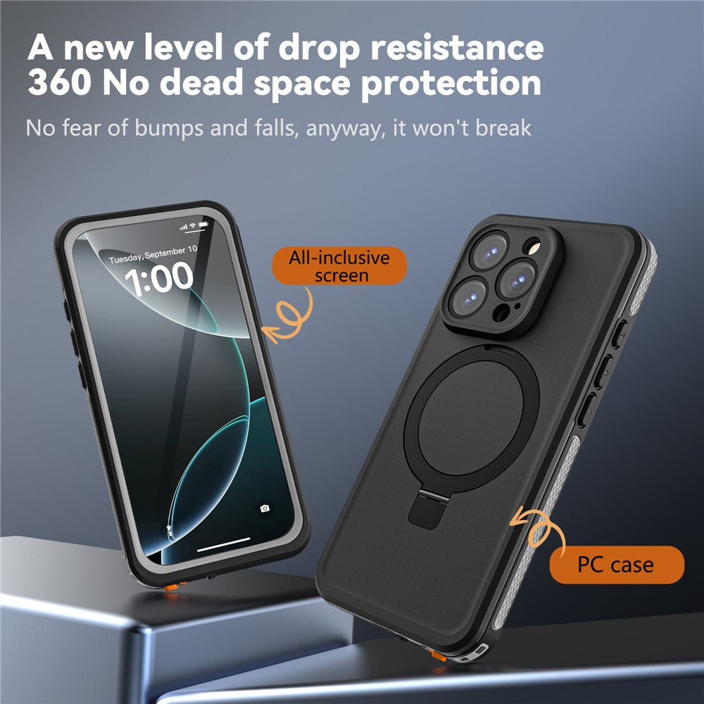 RedPepper IP68 Waterproof Case Compatible with MagSafe - For iPhone 16 Pro