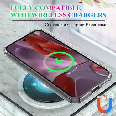 TPU + Acrylic Clear Case Compatible with MagSafe - For Google Pixel 9a