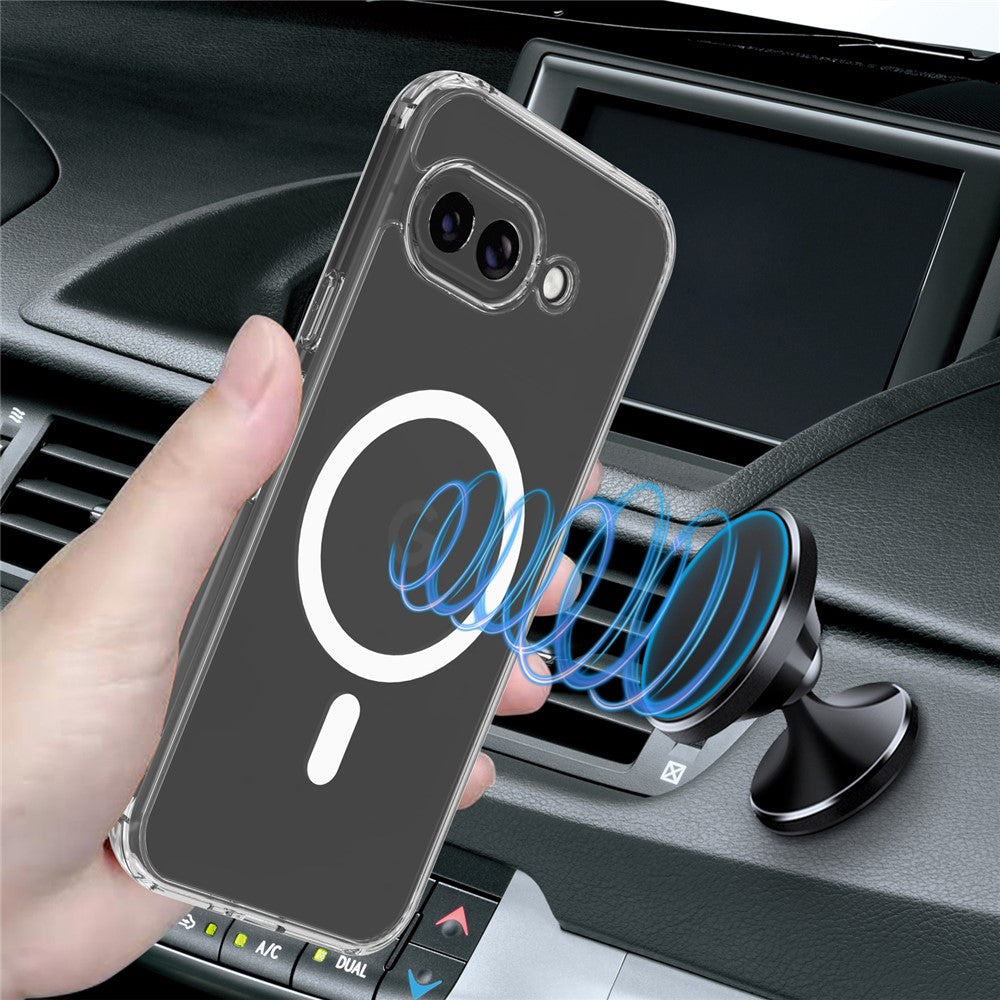 TPU + Acrylic Clear Case Compatible with MagSafe - For Google Pixel 9a