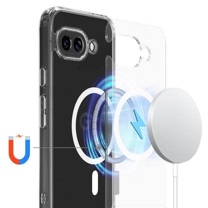 TPU + Acrylic Clear Case Compatible with MagSafe - For Google Pixel 9a