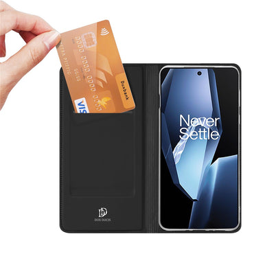 Dux Ducis Skin Pro Series PU Leather Wallet Case - For OnePlus Ace 5 / Ace 5 Pro / 13R