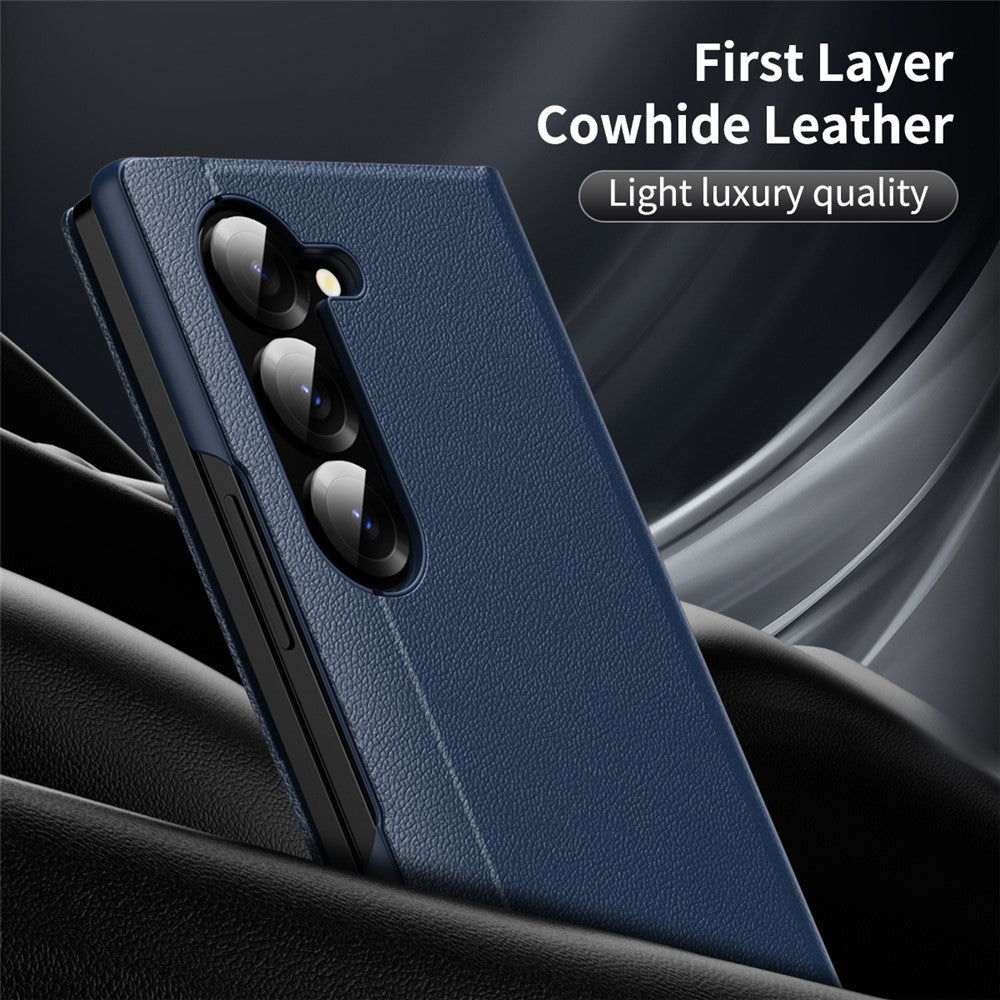 View Window PU Leather Wallet Case - For Samsung Galaxy Z Fold6