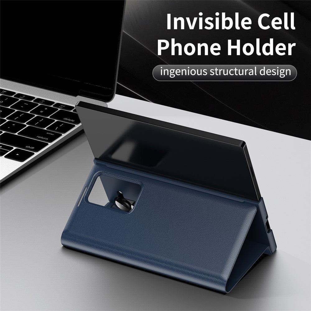 View Window PU Leather Wallet Case - For Samsung Galaxy Z Fold6