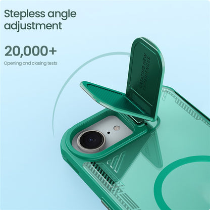 Nillkin Iceblade CamProp MagSafe Case PC + TPU with Lens Cover Stand - For iPhone 17e / 16e