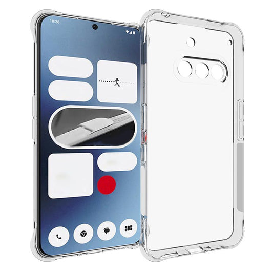 TPU Phone Case Non Slip Clear Mobile Phone Cover - For Nothing Phone (3a)