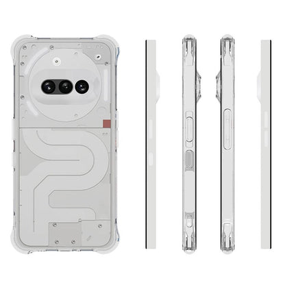 TPU Phone Case Non Slip Clear Mobile Phone Cover - For Nothing Phone (3a)