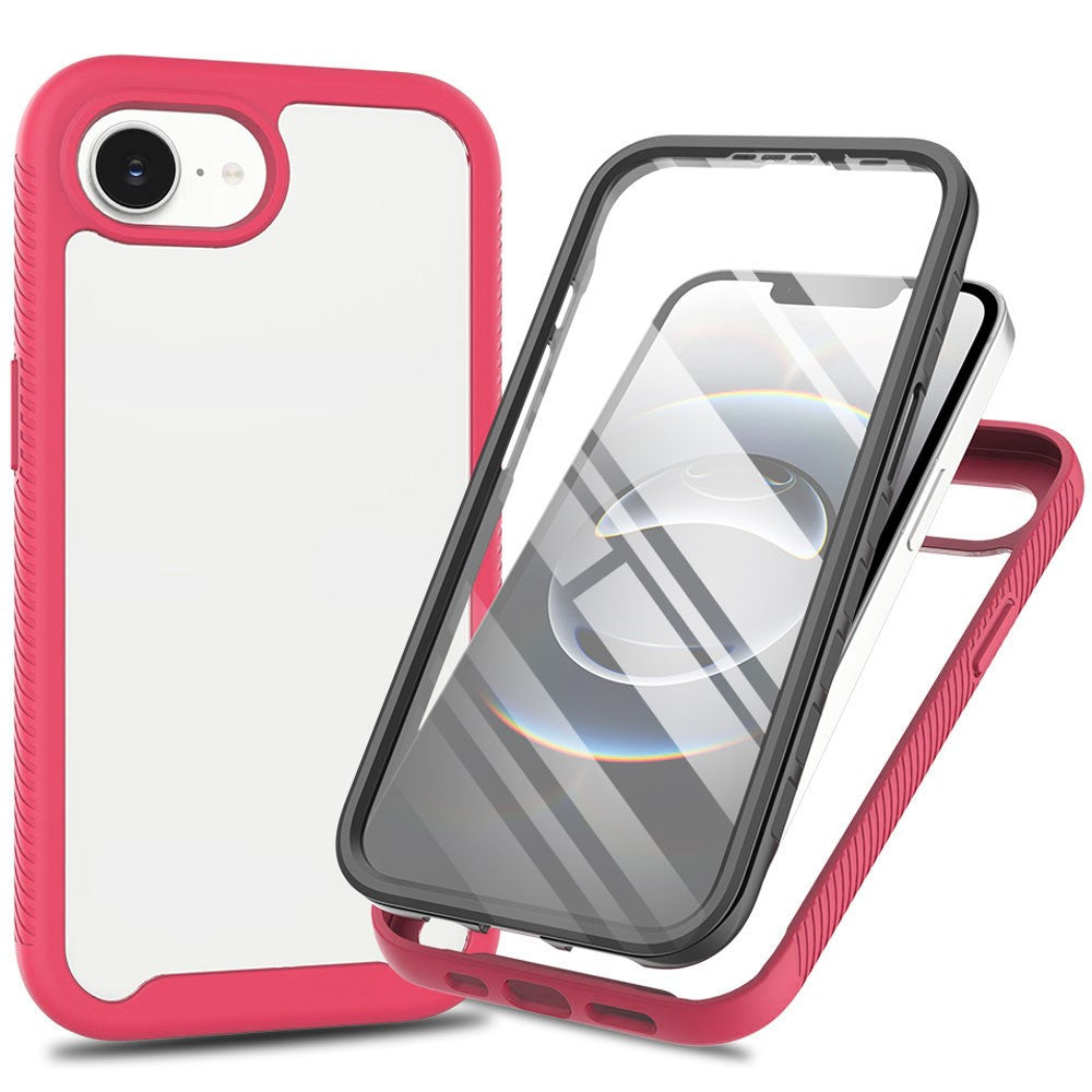 Front & Back PC + TPU Clear Case - For iPhone 16e