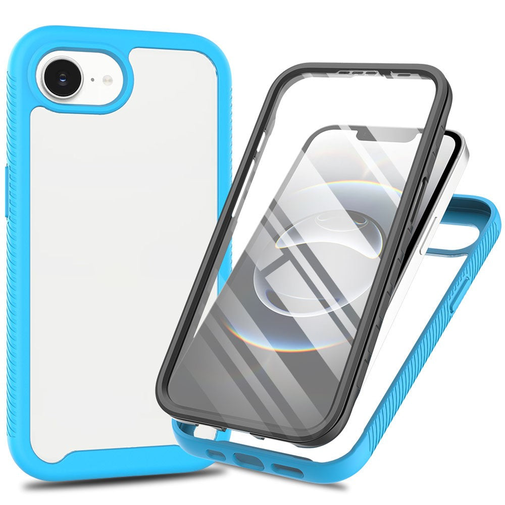 Front & Back PC + TPU Clear Case - For iPhone 16e