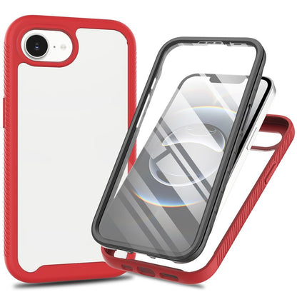 Front & Back PC + TPU Clear Case - For iPhone 16e
