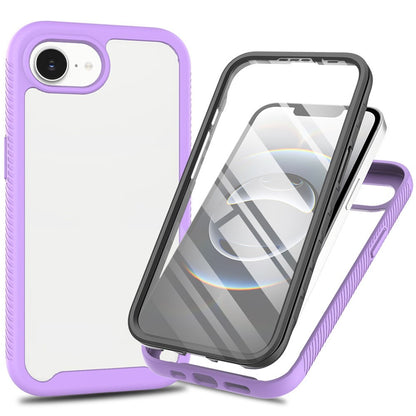 Front & Back PC + TPU Clear Case - For iPhone 16e