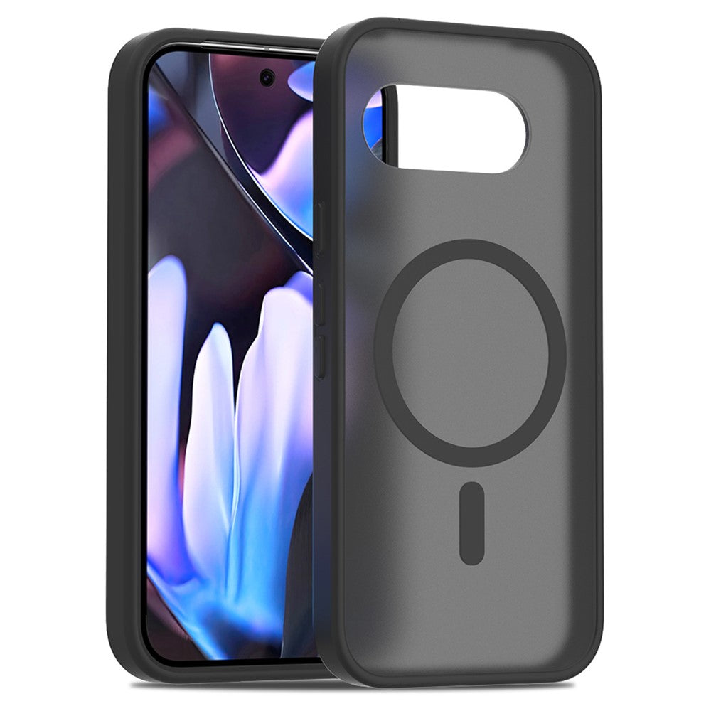 TPU Frame Acrylic Back Case Compatible with MagSafe - For Google Pixel 9a