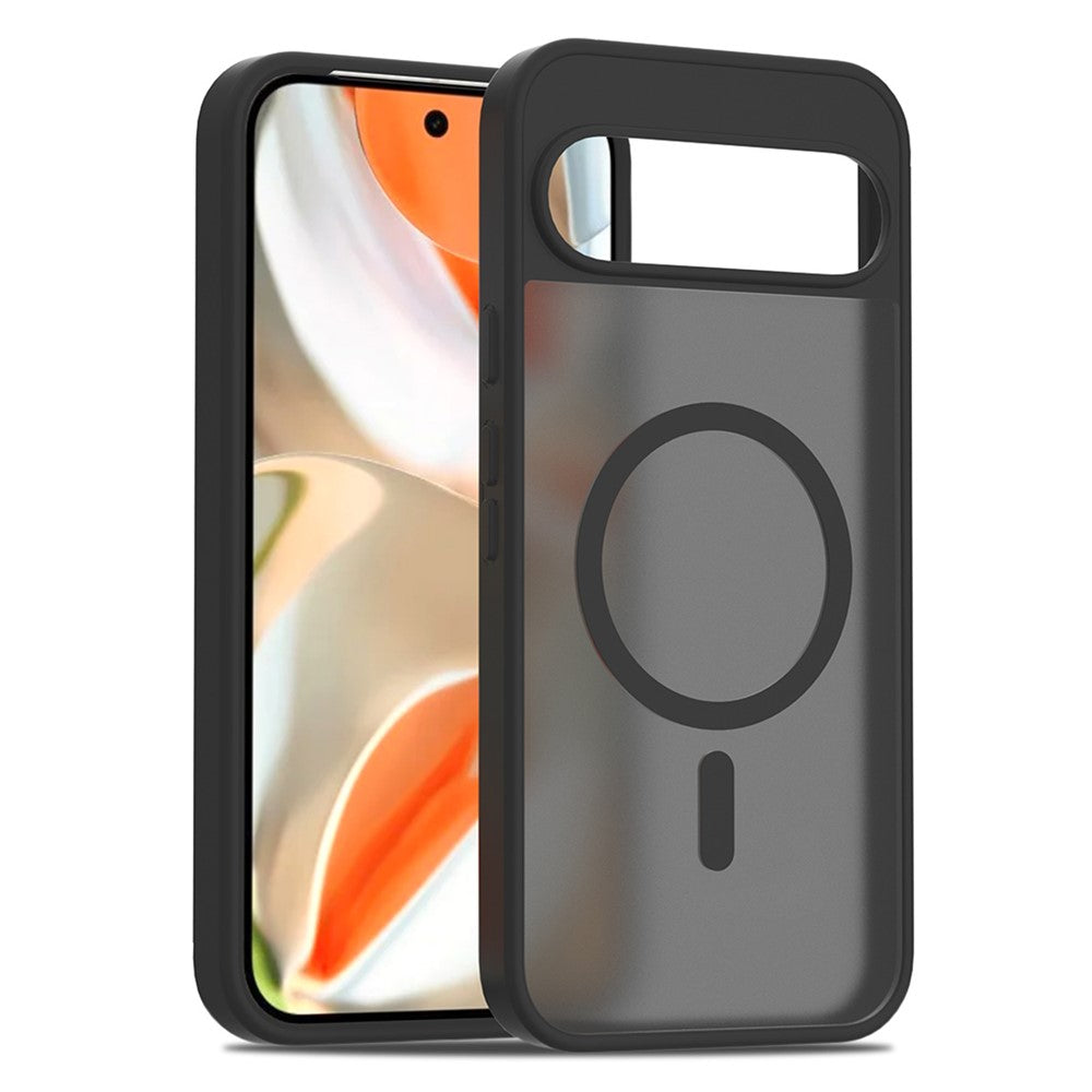 TPU Frame Acrylic Back Case Compatible with MagSafe - For Google Pixel 9 Pro XL
