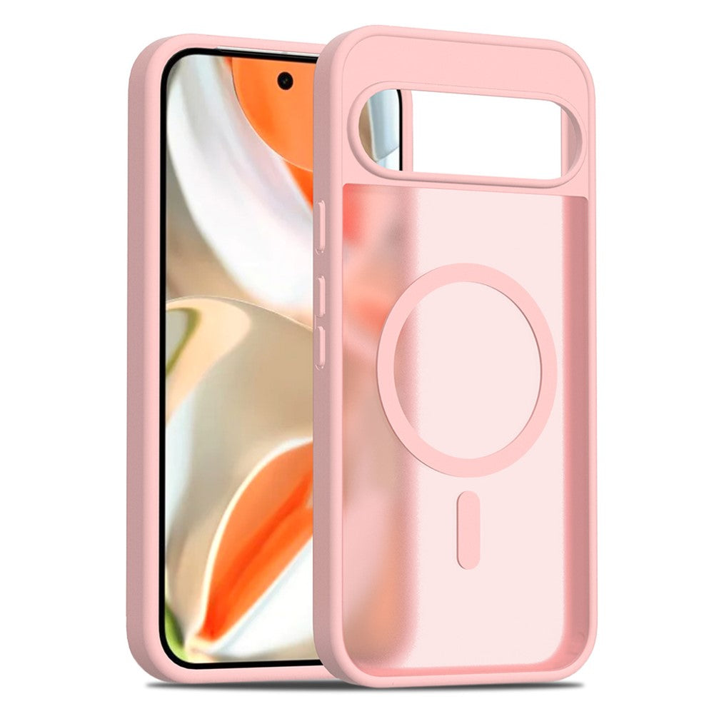 TPU Frame Acrylic Back Case Compatible with MagSafe - For Google Pixel 9 Pro XL