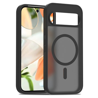 TPU Frame Acrylic Back Case Compatible with MagSafe - For Google Pixel 9 / 9 Pro