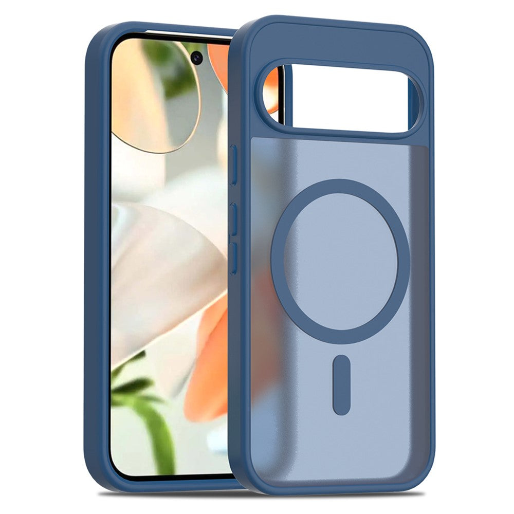 TPU Frame Acrylic Back Case Compatible with MagSafe - For Google Pixel 9 / 9 Pro