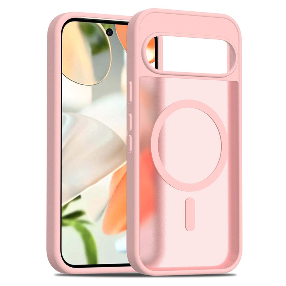 TPU Frame Acrylic Back Case Compatible with MagSafe - For Google Pixel 9 / 9 Pro