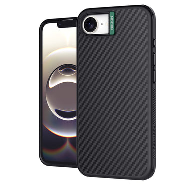 Nillkin Magnetic Case Carbon Fiber Texture TPU + PC Shockproof Phone Cover - For iPhone 16e