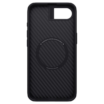 Nillkin Magnetic Case Carbon Fiber Texture TPU + PC Shockproof Phone Cover - For iPhone 16e