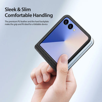 Dux Ducis Bril Series PU Leather+PC Phone Cover Case - For Samsung Galaxy Z Flip7