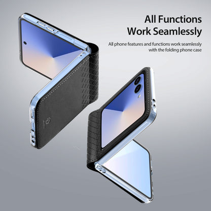 Dux Ducis Bril Series PU Leather+PC Phone Cover Case - For Samsung Galaxy Z Flip7