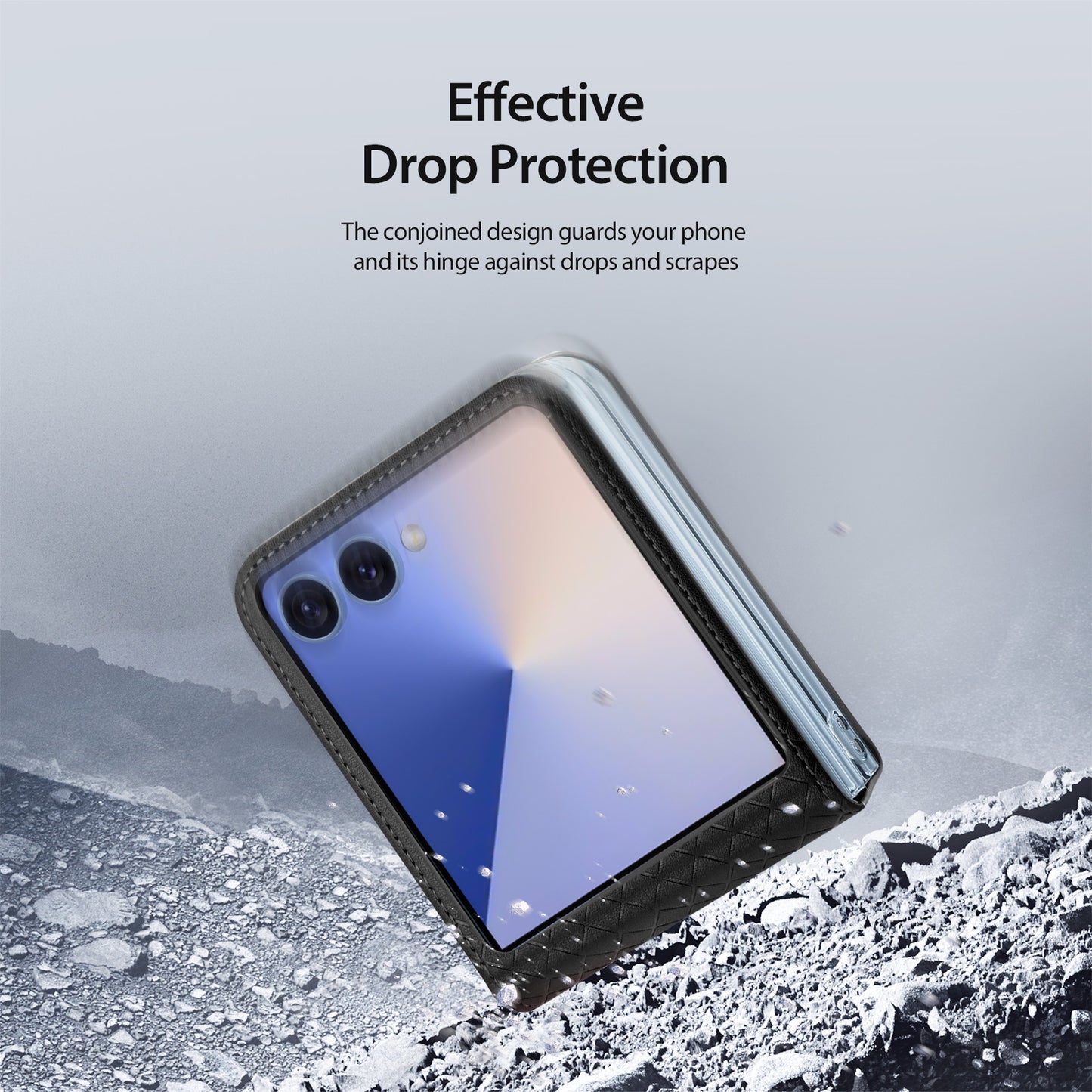 Dux Ducis Bril Series PU Leather+PC Phone Cover Case - For Samsung Galaxy Z Flip7