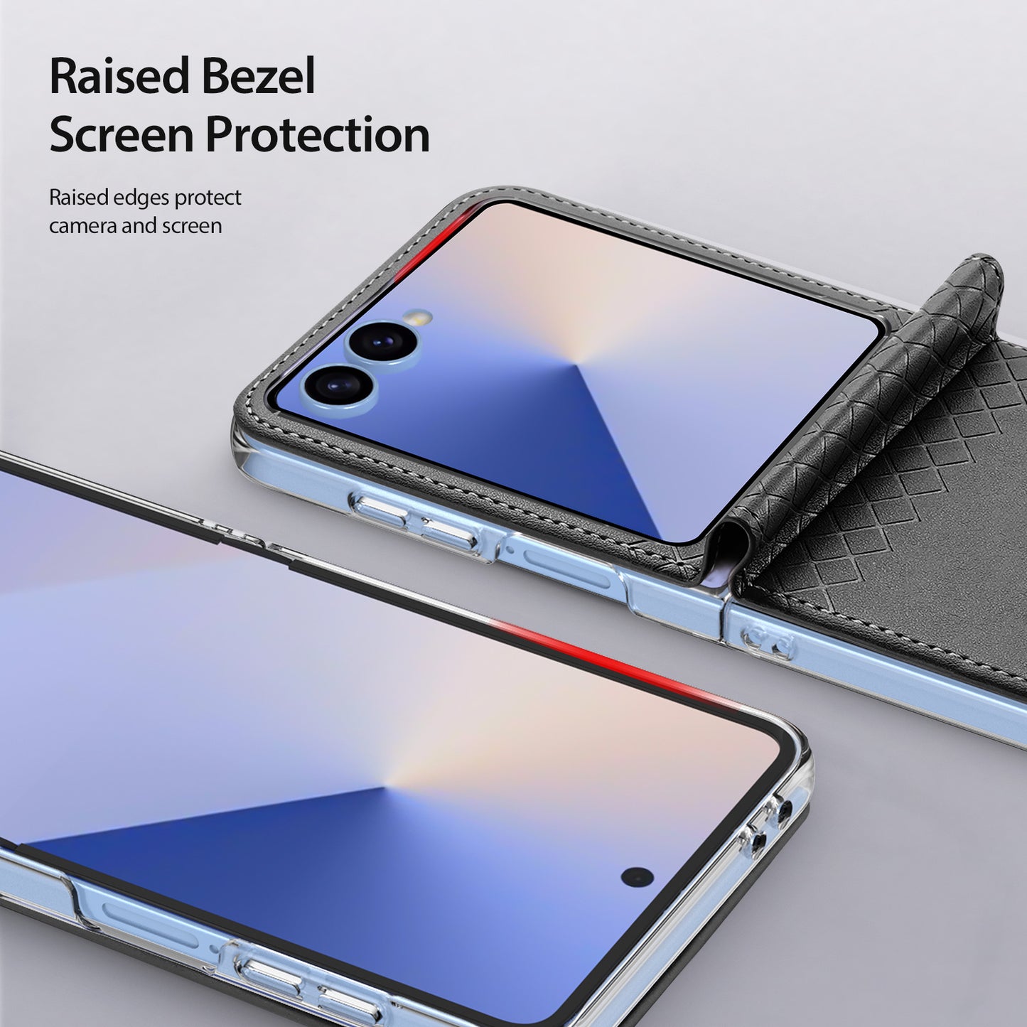 Dux Ducis Bril Series PU Leather+PC Phone Cover Case - For Samsung Galaxy Z Flip7