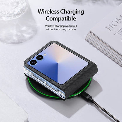 Dux Ducis Bril Series PU Leather+PC Phone Cover Case - For Samsung Galaxy Z Flip7