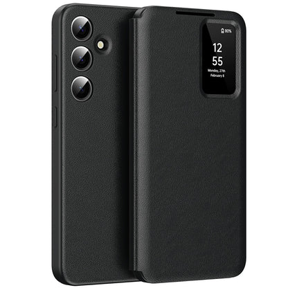 View Window PU Leather Wallet Case - For Samsung Galaxy A56