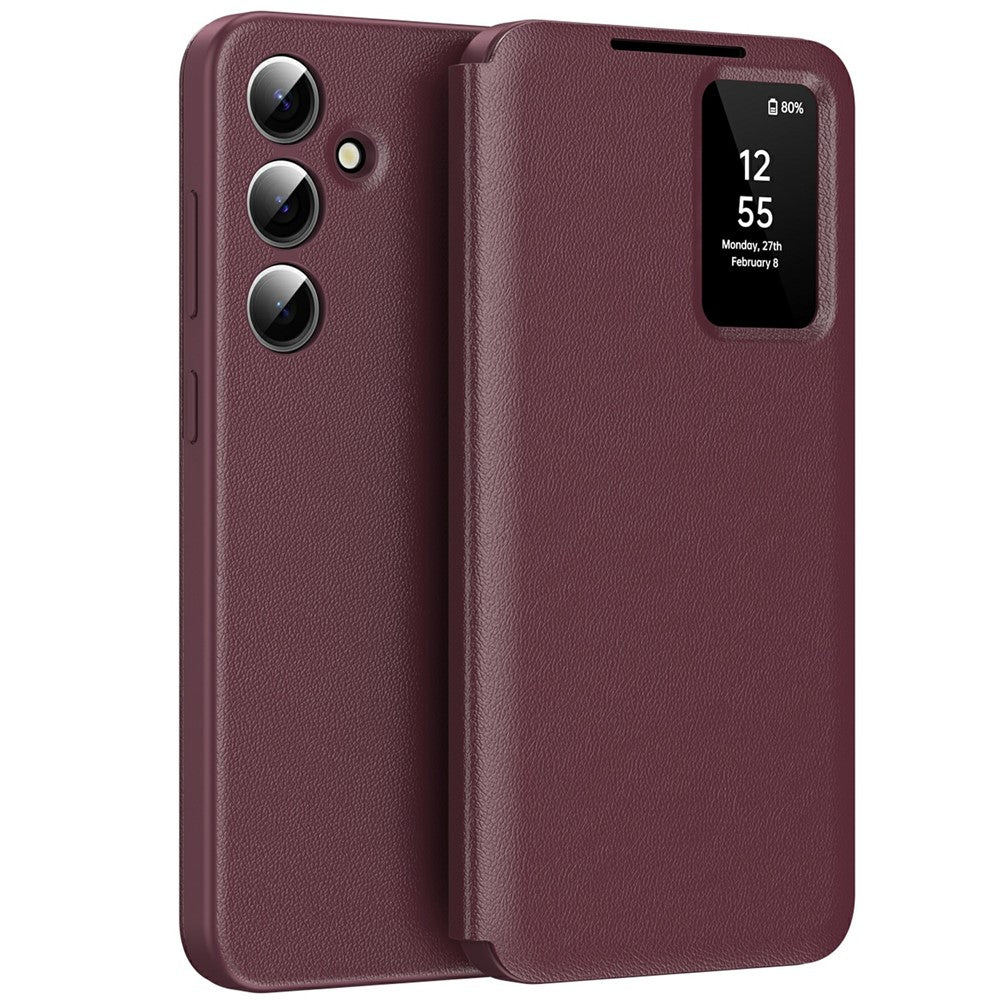 View Window PU Leather Wallet Case - For Samsung Galaxy A56