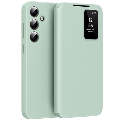 View Window PU Leather Wallet Case - For Samsung Galaxy A56