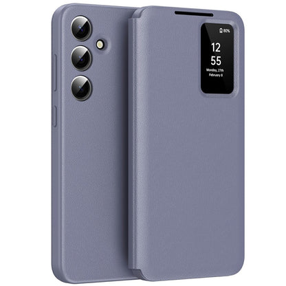 View Window PU Leather Wallet Case - For Samsung Galaxy A56
