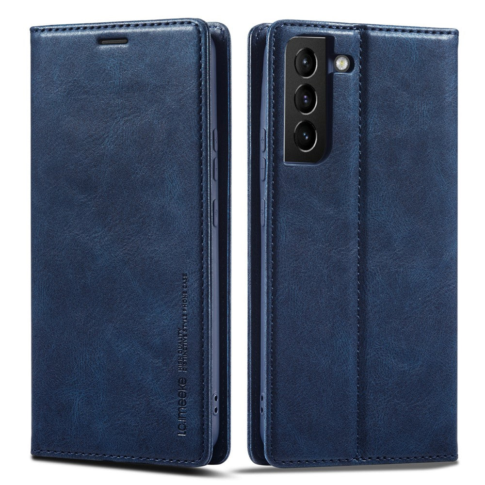 LC.IMEEKE PU Leather RFID Blocking Phone Case Wallet Stand Cover - For Samsung Galaxy S21+