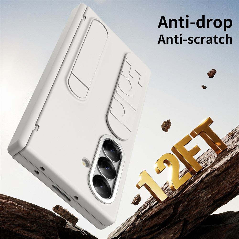 Kickstand Wristband Hard PC Phone Cover Case - For Samsung Galaxy Z Fold7