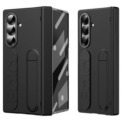 Kickstand Wristband Hard PC Phone Cover Case - For Samsung Galaxy Z Fold7