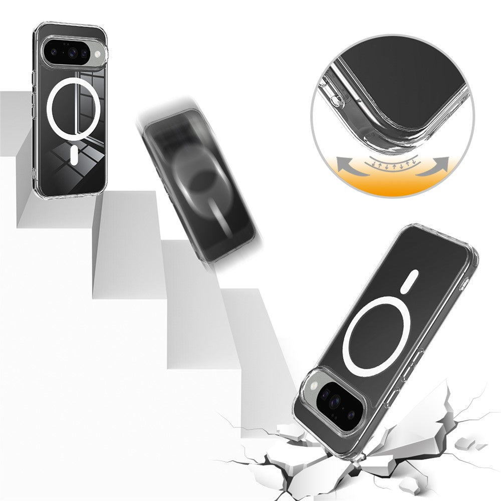 TPU + Acrylic Clear Case Compatible with MagSafe - For Google Pixel 10