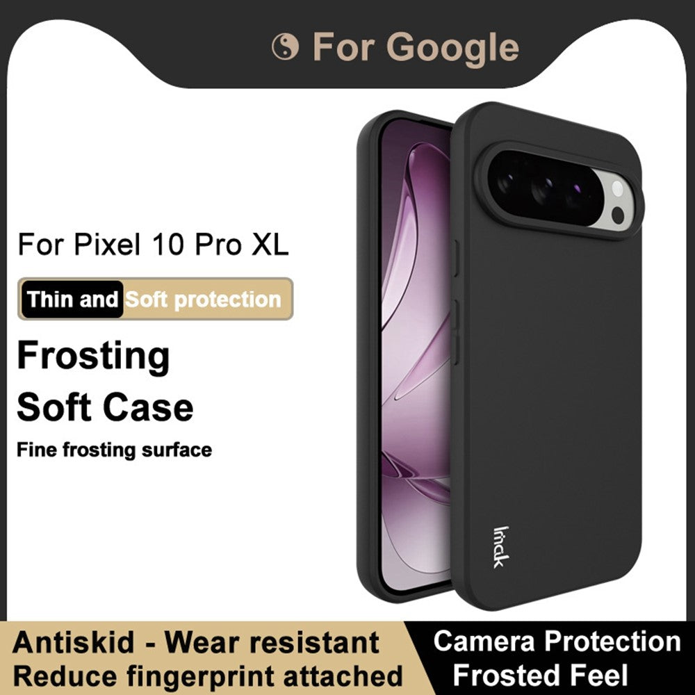 Imak UC-3 Series Matte Soft TPU Black Case - For Google Pixel 10 Pro XL