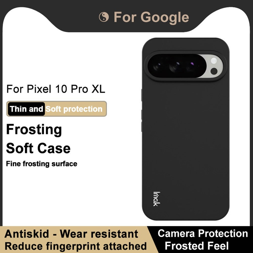 Imak UC-3 Series Matte Soft TPU Black Case - For Google Pixel 10 Pro XL