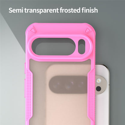 PC + TPU Semi-Transparent Frosted Finish Case - For Google Pixel 10 Pro XL