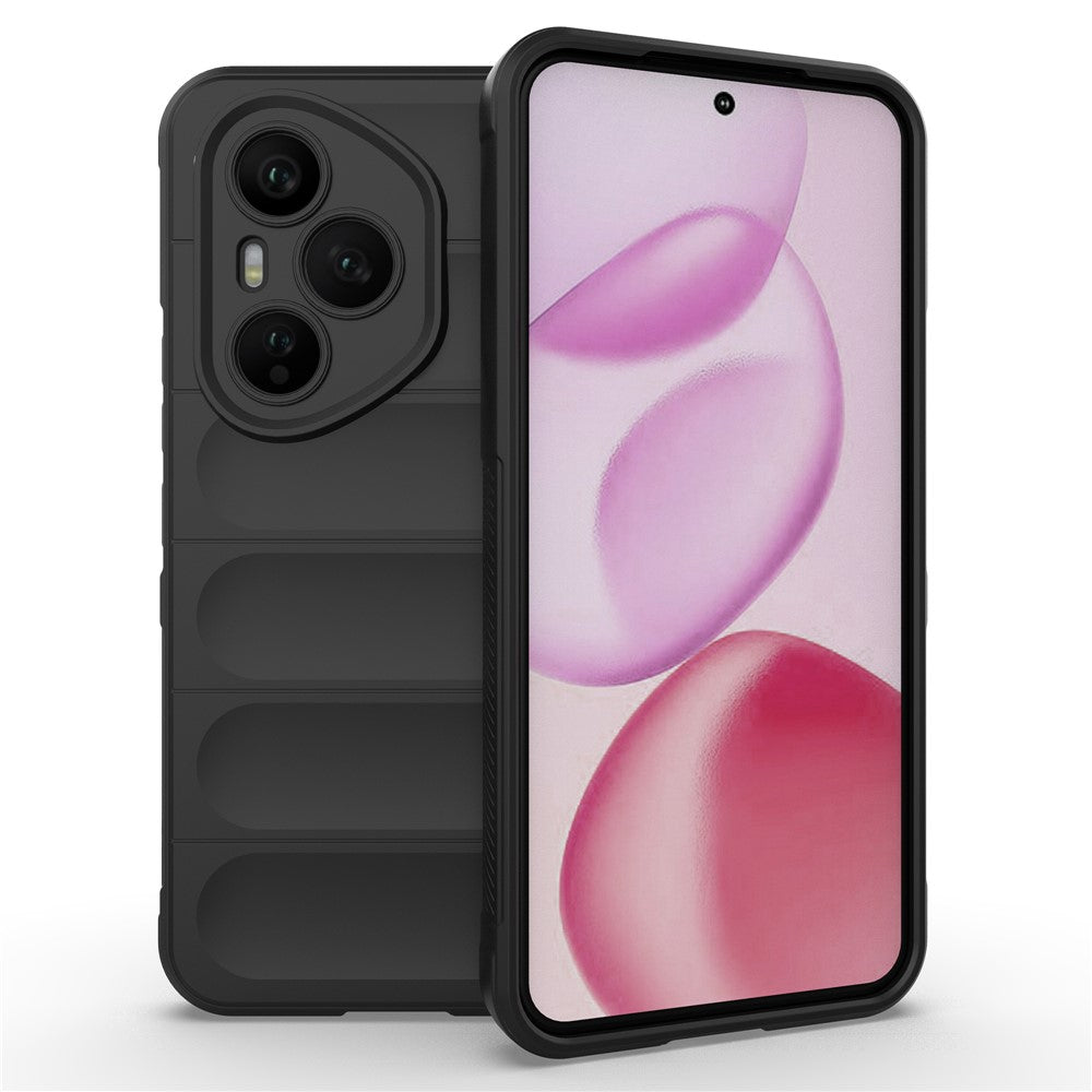 Soft TPU Rugged Phone Back Cover Case - For Honor 400 Pro (Global)