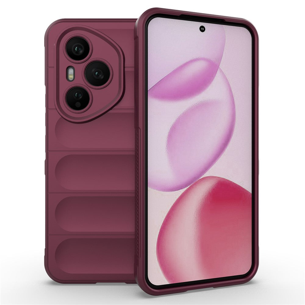 Soft TPU Rugged Phone Back Cover Case - For Honor 400 Pro (Global)