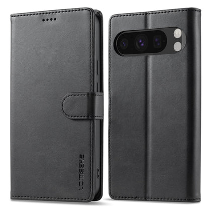 LC.IMEEKE Calf Texture PU Leather Wallet Case - For Google Pixel 10 Pro / 10 / 9 Pro / 9