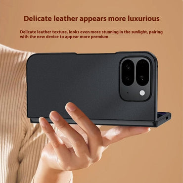 PU Leather Coated PC Folding Case - For Google Pixel 10 Pro Fold