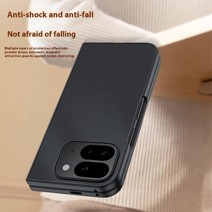 PU Leather Coated PC Folding Case - For Google Pixel 10 Pro Fold