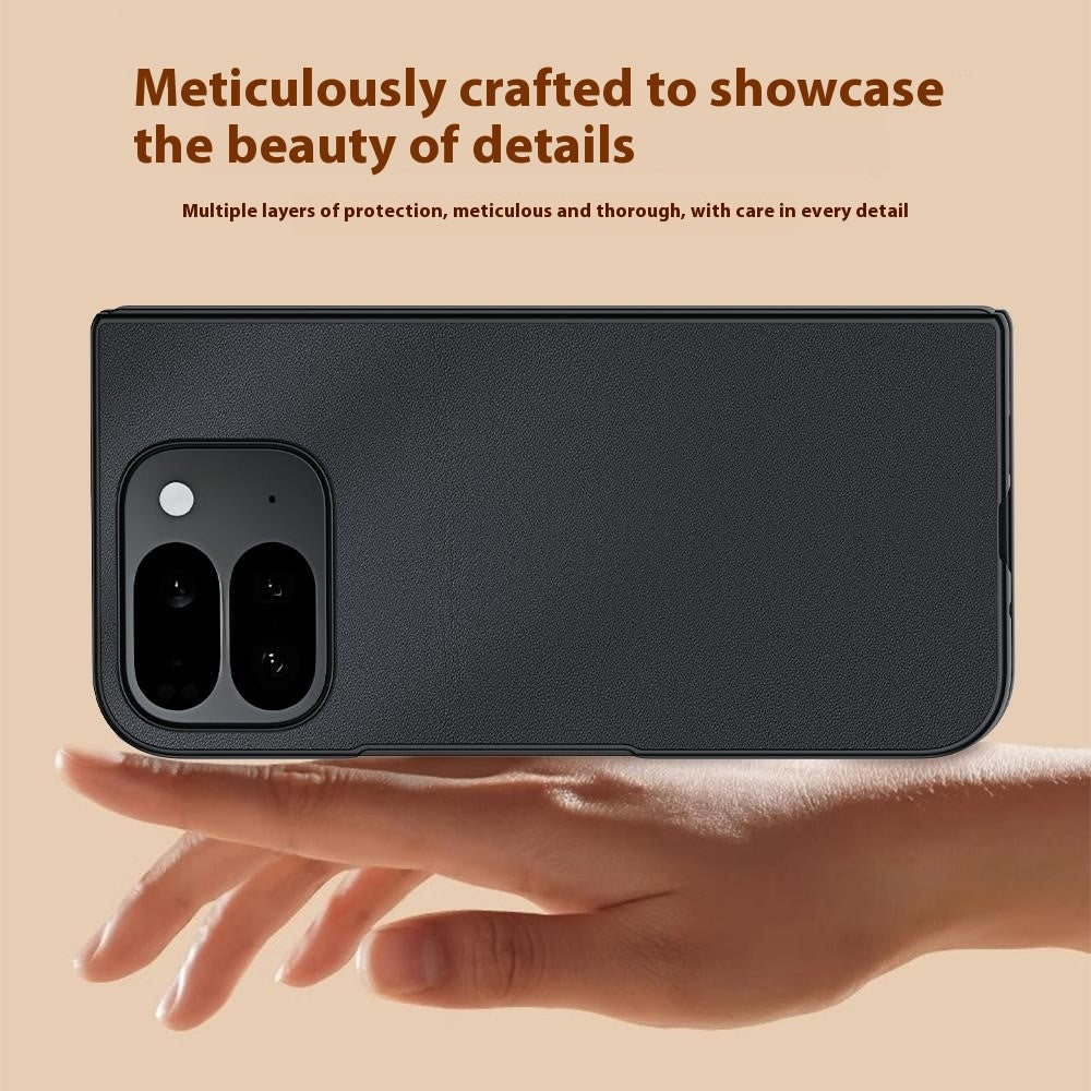 PU Leather Coated PC Folding Case - For Google Pixel 10 Pro Fold