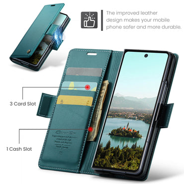 CaseMe 023 Series RFID Blocking PU Leather Wallet Case - For Samsung Galaxy Z Fold7